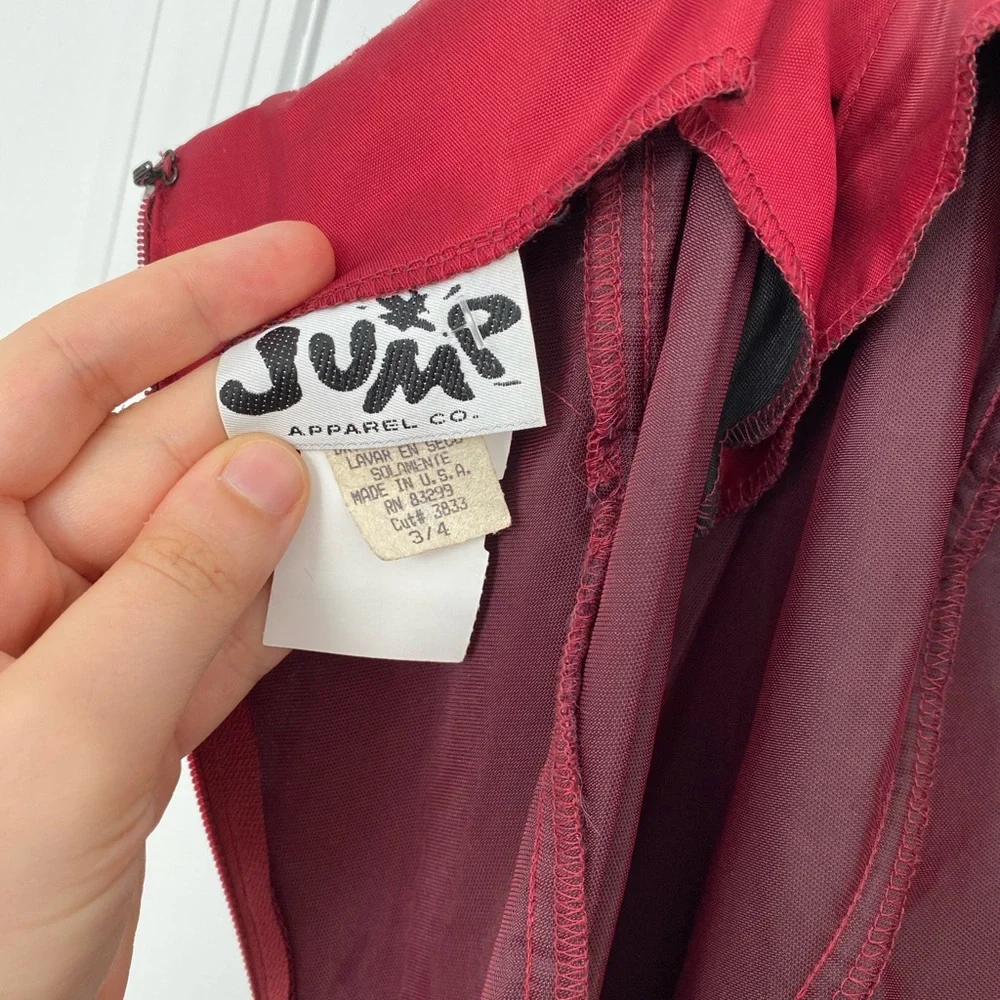 Vintage 90s velvet cocktail dress - Picture 4 of 4